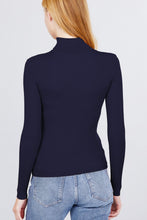 Load image into Gallery viewer, Turtle Neck Viscose Rib Sweater
