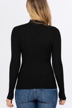 Load image into Gallery viewer, Mock Neck Viscose Sweater

