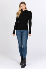 Load image into Gallery viewer, Mock Neck Viscose Sweater
