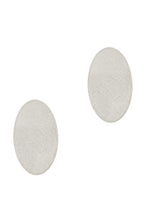 Load image into Gallery viewer, Metal Oval Texture Stud Earring
