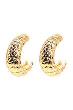 Load image into Gallery viewer, Mini Thick Metal Open Hoop Earring
