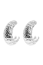 Load image into Gallery viewer, Mini Thick Metal Open Hoop Earring
