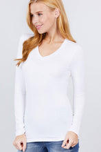 Load image into Gallery viewer, Cotton Jersey V-neck Top

