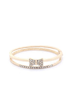 Load image into Gallery viewer, Rhinestone Bow Metal Bracelet
