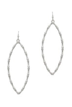 Load image into Gallery viewer, Bamboo Metal Leaf Hook Earring
