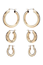 Load image into Gallery viewer, Basic Mini Hoop Earring 3 Pair Set
