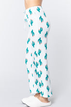 Load image into Gallery viewer, Cactus Print Cotton Pajama
