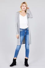 Load image into Gallery viewer, Side Slit Tunic Cardigan
