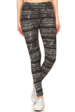 Load image into Gallery viewer, Yoga Style Banded Lined Multicolor Print, Full Length Leggings In A Slim Fitting Style With A Banded High Waist
