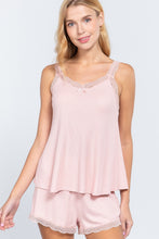 Load image into Gallery viewer, Thermal Flare Top/shorts Pajama Set
