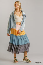 Load image into Gallery viewer, Denim Jacket Collar Button Down With Chest Pockets
