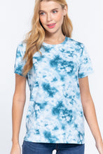 Load image into Gallery viewer, Short Sleeve Tie-dye Cotton Jersey Top
