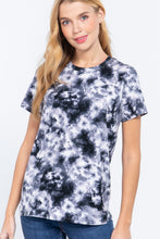 Load image into Gallery viewer, Short Sleeve Tie-dye Cotton Jersey Top

