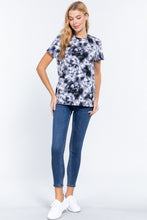 Load image into Gallery viewer, Short Sleeve Tie-dye Cotton Jersey Top
