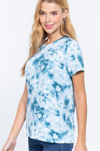 Load image into Gallery viewer, Short Sleeve Tie-dye Cotton Jersey Top
