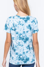 Load image into Gallery viewer, Short Sleeve Tie-dye Cotton Jersey Top
