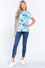 Load image into Gallery viewer, Short Sleeve Tie-dye Cotton Jersey Top
