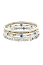 Load image into Gallery viewer, Multi Layer Metal Bead Eye Bracelet
