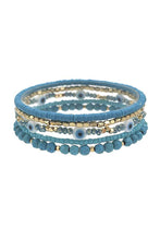 Load image into Gallery viewer, Multi Layer Metal Bead Eye Bracelet
