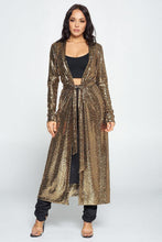 Load image into Gallery viewer, Shine On With This Full Length Sequin Cardigan

