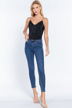 Load image into Gallery viewer, Crop Cami Satin Knit Top
