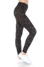 Load image into Gallery viewer, Yoga Style Banded Lined Multi Printed Knit Legging With High Waist
