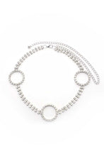 Load image into Gallery viewer, Circle 2 Line Rhinestone Chain Belt
