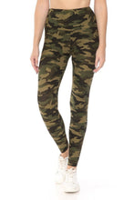 Load image into Gallery viewer, Long Yoga Style Banded Lined Tie Dye Printed Knit Legging With High Waist
