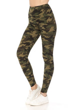 Load image into Gallery viewer, Long Yoga Style Banded Lined Tie Dye Printed Knit Legging With High Waist
