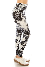 Load image into Gallery viewer, Long Yoga Style Banded Lined Multi Printed Knit Legging With High Waist
