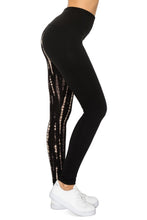 Load image into Gallery viewer, Spliced 5-inch Long Yoga Style Banded Lined Knit Legging With High Waist
