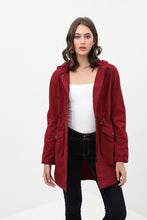 Load image into Gallery viewer, Long Line Hooded Utility Anorak Jacket Coat

