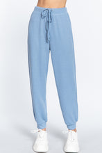 Load image into Gallery viewer, Waist String Detail Hacci Long Pants
