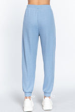 Load image into Gallery viewer, Waist String Detail Hacci Long Pants
