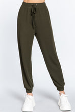 Load image into Gallery viewer, Waist String Detail Hacci Long Pants
