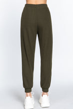 Load image into Gallery viewer, Waist String Detail Hacci Long Pants
