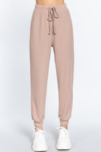Load image into Gallery viewer, Waist String Detail Hacci Long Pants
