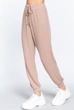 Load image into Gallery viewer, Waist String Detail Hacci Long Pants
