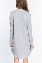 Load image into Gallery viewer, Long Slv French Terry Mini Dress
