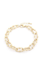 Load image into Gallery viewer, Oval Ball Link Metal Bracelet
