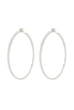 Load image into Gallery viewer, Classic Basic Rhinestone Hoop Earring
