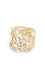 Load image into Gallery viewer, Rhinestone Metal Cuff Bracelet
