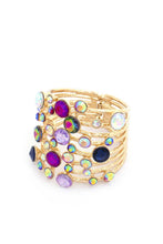 Load image into Gallery viewer, Rhinestone Metal Cuff Bracelet
