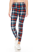 Load image into Gallery viewer, Yoga Style Banded Lined Tie Dye Printed Knit Legging With High Waist.
