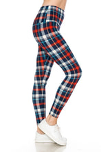 Load image into Gallery viewer, Yoga Style Banded Lined Tie Dye Printed Knit Legging With High Waist.
