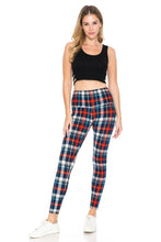 Load image into Gallery viewer, Yoga Style Banded Lined Tie Dye Printed Knit Legging With High Waist.
