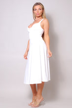 Load image into Gallery viewer, Sleeveless Twist Front A Line Midi Dress
