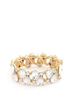 Load image into Gallery viewer, Teardrop Rhinestone Stretch Bracelet
