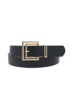 Load image into Gallery viewer, Outline Cutout Square Buckle Belt
