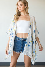 Load image into Gallery viewer, Ruffle Trim Lightweight Stylish Kimono
